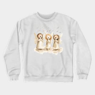 Cute Angels Singing Crewneck Sweatshirt